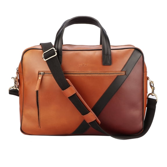 CINNI LEATHER Men’s Genuine Leather Laptop Briefcase | Business Messenger Bag