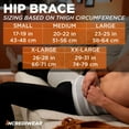 thumbnail image 3 of Incrediwear Hip Brace, Hip Pain Relief and Aids Hip Injury Recovery (Right Leg, XX-Large), 3 of 5