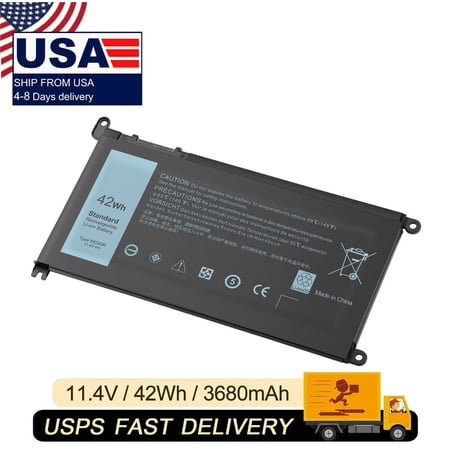 42Wh WDX0R Battery for dell Inspiron 15 5565 5567 5568 5578 Fit 3CRH3 T2JX4 USA