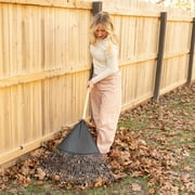 Expert Gardener 30-inch Wood and Poly Leaf Rake