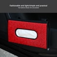 thumbnail image 2 of Toystoory Soporte para pañuelos de coche, visera de cuero PU, servilletero, caja de papel para camión, accesorios de organización de decoración Almacenamiento y organización del hogar Rojo Toystoory HA075312-03, 2 of 6