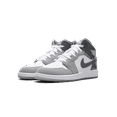 thumbnail image 2 of Jordan GRADE SCHOOL Jordan 1 Mid GS "White Medium Cool Grey" HF3193 100 from Stadium Goods, 2 of 8