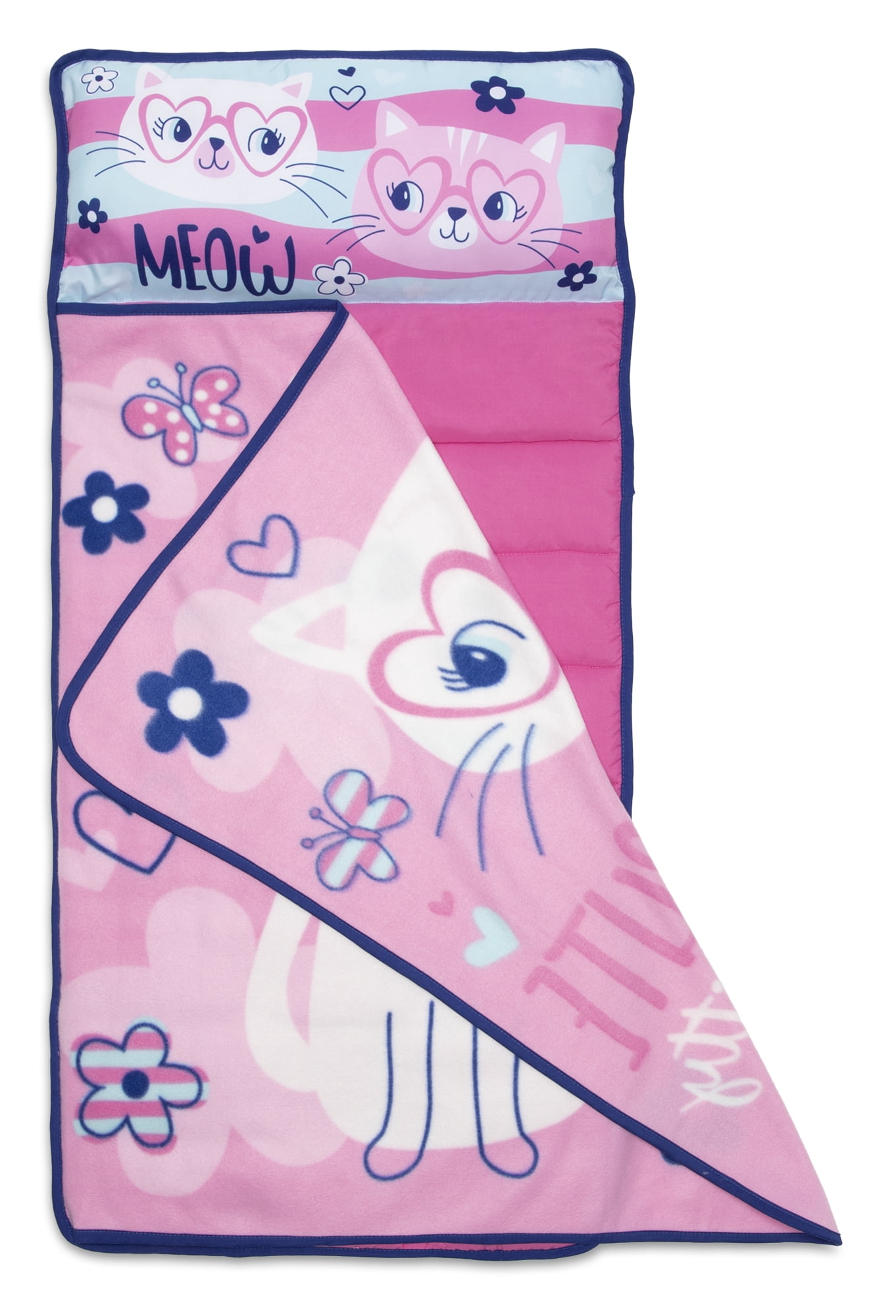 Baby Boom Cute Kitty Toddler Nap Mat, Pink