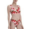 thumbnail image 4 of High Waisted Bikini Sets For Women, Strawberry Funny Swimsuits Tummy Control, Two Pieces Bathing Suit, 4 of 8