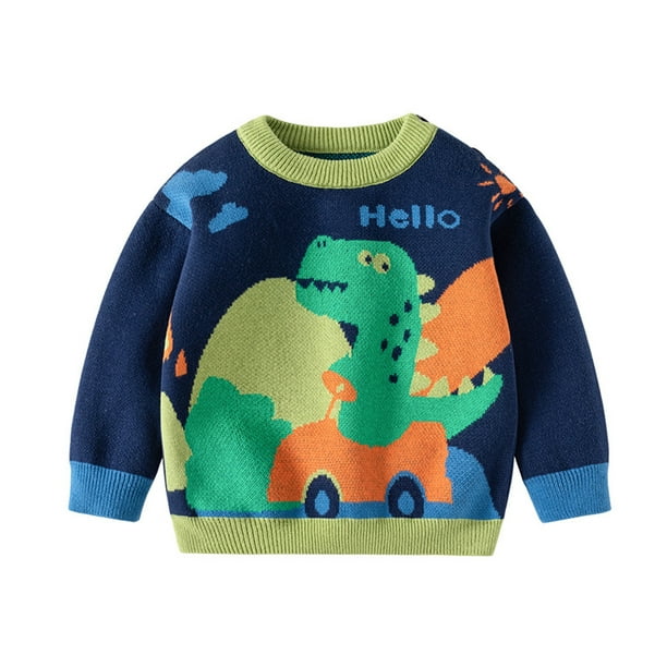 Dinosaur sweater for boys discount