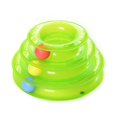 thumbnail image 2 of Pets Cat Dog Toys Crazy Ball Disk Interactive Amusement Plate Trilaminar Toy, 2 of 5