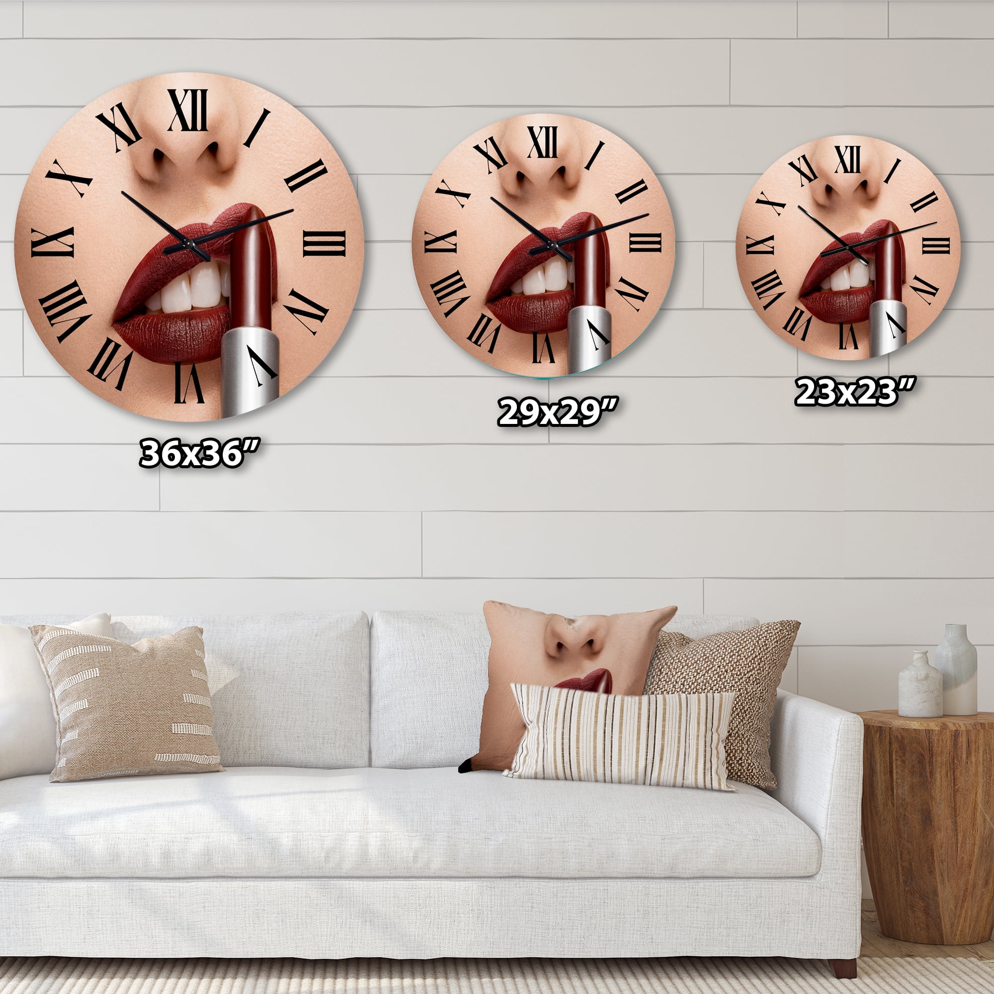 Designart 1 in Quartz Modern/Contemporary Wall Clock