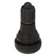 thumbnail image 1 of TR-412 Courte Tige de Soupape de Roue de Valve Chromée&44; Noir, 1 of 1
