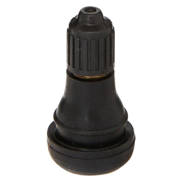TR-412 Courte Tige de Soupape de Roue de Valve Chromée&44; Noir
