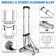 thumbnail image 4 of Carrito de equipaje KEDSUM Mini plegable de aluminio con capacidad de 120 libras, 4 of 8