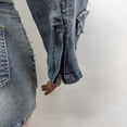 thumbnail image 4 of LYMAYTER Women's Denim 2-Piece Set‌ Y2K Long Sleeve Zipper Jacket & Mini Skirt Outfit S-2XL, 4 of 6