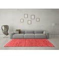 thumbnail image 3 of Ahgly Company Indoor Rectangle Abstract Red Modern Area Rugs, 8' x 12', 3 of 4