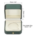 thumbnail image 2 of Caja de exhibición de monedas, estuche de monedas con soporte para monedas, adecuado para monedas de 45mm para coleccionistas de dólares de plata, verde, 2 of 6