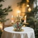 thumbnail image 4 of Oioii Candle Holders Christmas Decor - Table Centerpiece Festive Home Ornaments, 4 of 6
