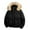 Black, variant on YAYUBA Men's Winter Jacket Long Hooded Down Jacket Warm Puffer Coat Casual Outerwear