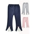 thumbnail image 4 of Xinhuaya Toddler Girls Footless Leggings Kids Fashion Bow Stretchy Trousers Legging Pants 1-8 Y, 4 of 5