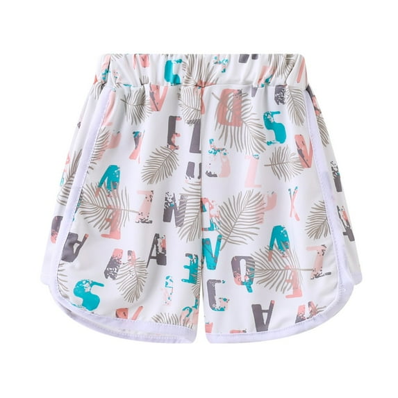 Kids Girls Boys Beach Shorts Summer Running Athletic Toddlers Dance Yoga Workout Shorts Swimsuit Trunks 2-11 Years