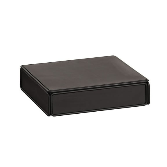 Cal Mil Onyx Durable Black Metal Square Riser, 12 inch Width x 12 inch Depth x 3 inch Height