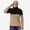 Khaki, variant on Athletic Jackets UPF 50+ for Men,Striped Lightweight Long Sleeve Hooded Sun Protection Shirts with Face Cover Army Green 2XL