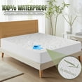 thumbnail image 4 of Utopia Bedding Waterproof Mattress Protector Twin XL Size Bed, Premium 200 GSM Bamboo Viscose Cooling Mattress Cover, Soft and Breathable, Fitted Style with 15 Inches Deep Stretchable Pockets, 4 of 7