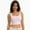 Pink, variant on Women's Square Neck Sleeveless Crop Tops Cute Double Layer Seamless Slim Fit Tank Tops