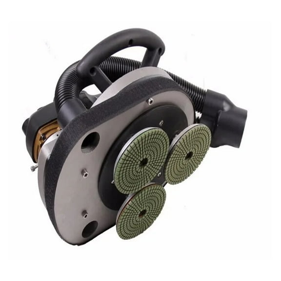 3 Head Polishing Machine Handheld Stone Wet Polisher Three Head Polisher Three Heads Polishing Machine ,Efficient Cleaning