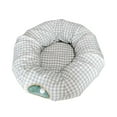 thumbnail image 2 of Cama túnel para gatos, escondite, agujero plegable portátil, tienda de juguete, laberinto, juguete interactivo, tubo de túnel, juguete para conejos Verde claro, 2 of 8