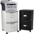 thumbnail image 2 of STOREX Storex 2-Drawer Mobile File Cabinet with Lock, Legal/Letter, All Black (Drop Ship Approved Packing) (replaces 61309U01C), 2 of 2