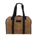 thumbnail image 1 of Bolsa portadora de leña impermeable, soporte de lona encerada para acampada al aire libre, Color barro, 1 of 14