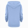 thumbnail image 4 of Gerichy Boys Full Zip Hoodie Hooded Sweatshirt Loose Casual Solid Comfy Long Sleeve Jacket with Pockets for Girls and Boys 3T-12T, 4 of 4