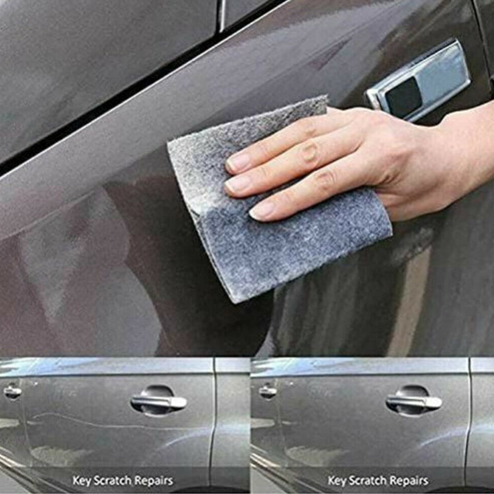 Upgraded Portable 3 Pack Nano Sparkle Cloth for Car Scratches Repair for Cars Safe All Paint Colors Nano Magic Cloth Scratch Remover Easily Repair Paint Scratches and Water Spots 3pcs 