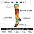 thumbnail image 4 of Picia Vintage Beach Sunset Printed Sports Compression Socks - 15-20mmHg Graduated Compression, High-Performance Soft and Breathable Socks for Men and Women, 4 of 5