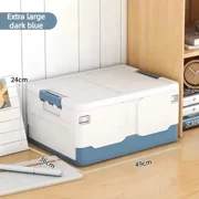 Storage box foldable book box student classroom organizing box snack toy storage box living room extra large with lid