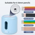tenwin Electric Pencil Sharpener,Battery Powered and Portable Pencil