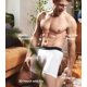 thumbnail image 4 of Mens Underwear ComfortSoft Moisture-Wicking,Breathable Cotton Boxer Briefs för män 6 Pack White, 4 of 4