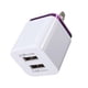 thumbnail image 4 of Methold Cargador de teléfono USB universal Puertos USB duales Adaptador de corriente de teléfono de viaje portátil 5V 2.1A Enchufe de EE. Cargadores de dispositivos electrónicos específicos, 4 of 5
