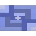 thumbnail image 1 of Ahgly Company Machine Washable Indoor Rectangle Transitional Denim Blue Area Rugs, 2' x 3', 1 of 7