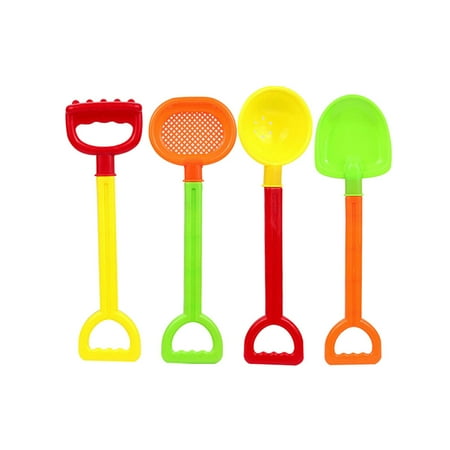 

NUOLUX 4pcs Kid Sandbeach Toys Sand-Excavating Tools Toys for Kid Child Boy Girl (Random Color)