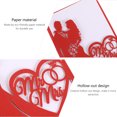 thumbnail image 2 of 10pcs Creative Wedding Invitations Bride Groom Lovely Paper Invitations Cards, 2 of 8
