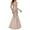 Rose Gold, variant on Wdgfv Elegant Slim Fit Sequin Sleeveless Evening Gown with Unique Low Neckline for Women's Formal Prom Dress Red XXL