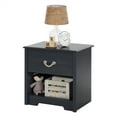thumbnail image 3 of South Shore Aviron Coastal 1-Drawer Nightstand with Storage, Blueberry, 3 of 7