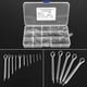 thumbnail image 3 of 90pcs Split Cotter Pins Surtido Kit, 11 tama?os M1.5 M2 M3 M4 M5 M6 Malla de metal Pasadores para mecánicos automotrices Reparación de motores peque?os con estuche Khall GS02388, 3 of 6