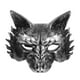 thumbnail image 1 of Máscara de lobo realista de Halloween para adultos, máscara de media cara para mascarada de animal para fiesta de cosplay, máscara de disfraz de lobo aterrador para hombres y mujeres, 1 of 7