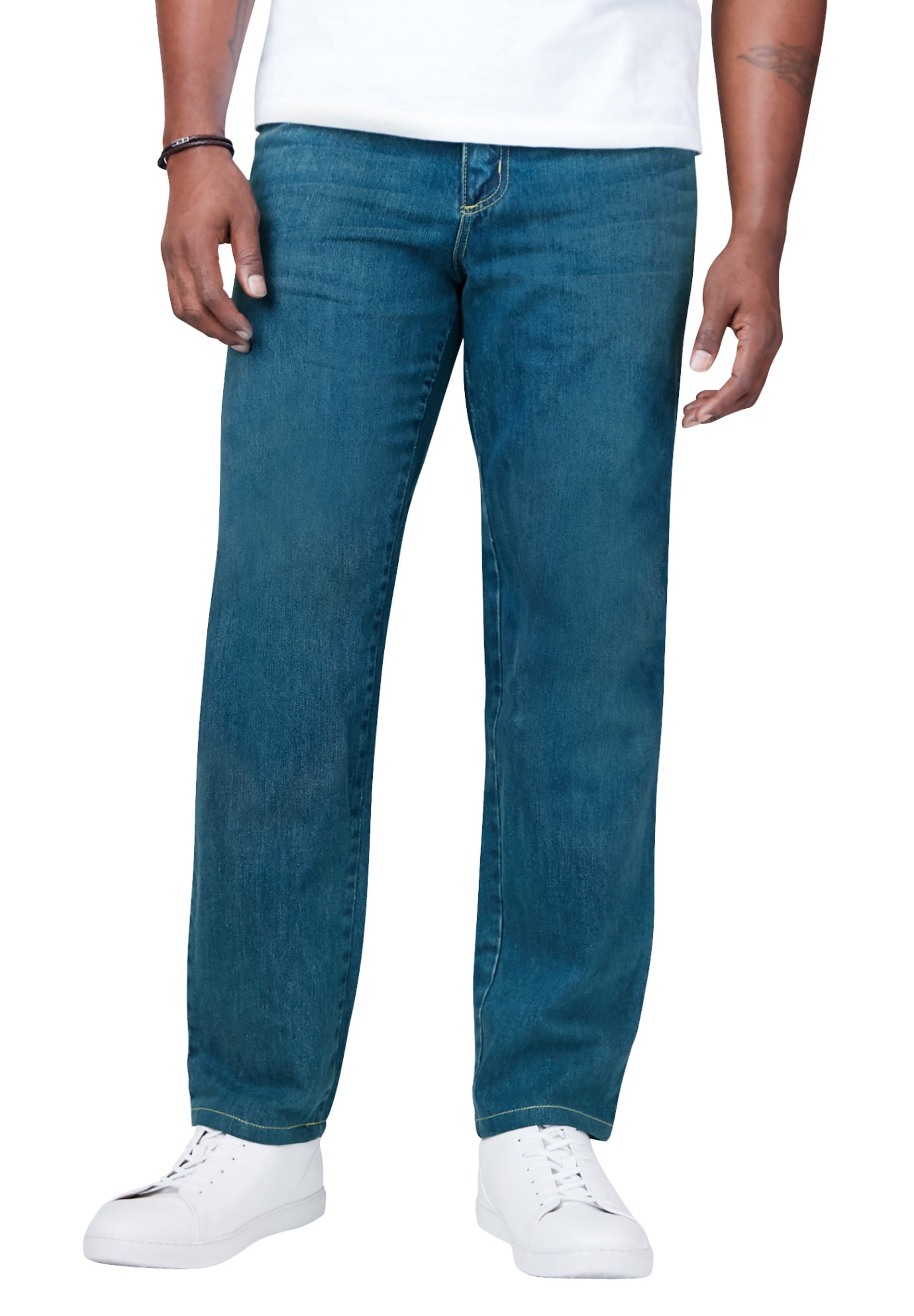Liberty Blues Size 66 X 23 Big Mens Jeans Medium Wash Stretch Waist 