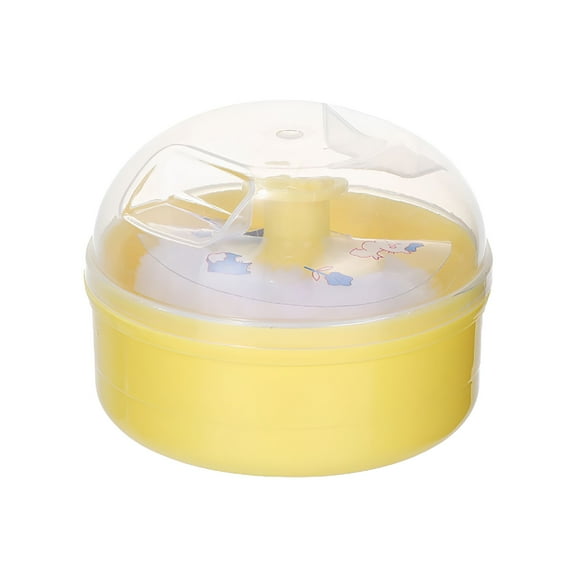 RAGUPEL Body Powder Puff and Container - Powder Puff for Body Powder Bath Powder Puff and Container Baby Puffs with Container Travel Kit - Makeup Puffs for Powder Talcum Powder with Puff for Women