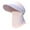 Pink, variant on Women's Ice Silk Large Brim Baseball Cap with Detachable Neck Gaiter, UPF 50 Sun Protection Empty Top Hat for Outdoor Sports, Running, Fishing and Summer Sun Shield