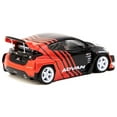 thumbnail image 3 of Toyota "Pandem" Yaris RHD (Right Hand Drive) Black & Red "ADVAN" Livery "Hobby43" Series 1/43 Diecast Model Car by Tarmac Works, 3 of 3