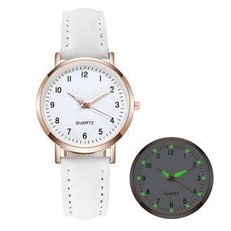 Women\'s Gold White Small Round Dial with Stainless Steel Bracelet Watchband Women main image 2