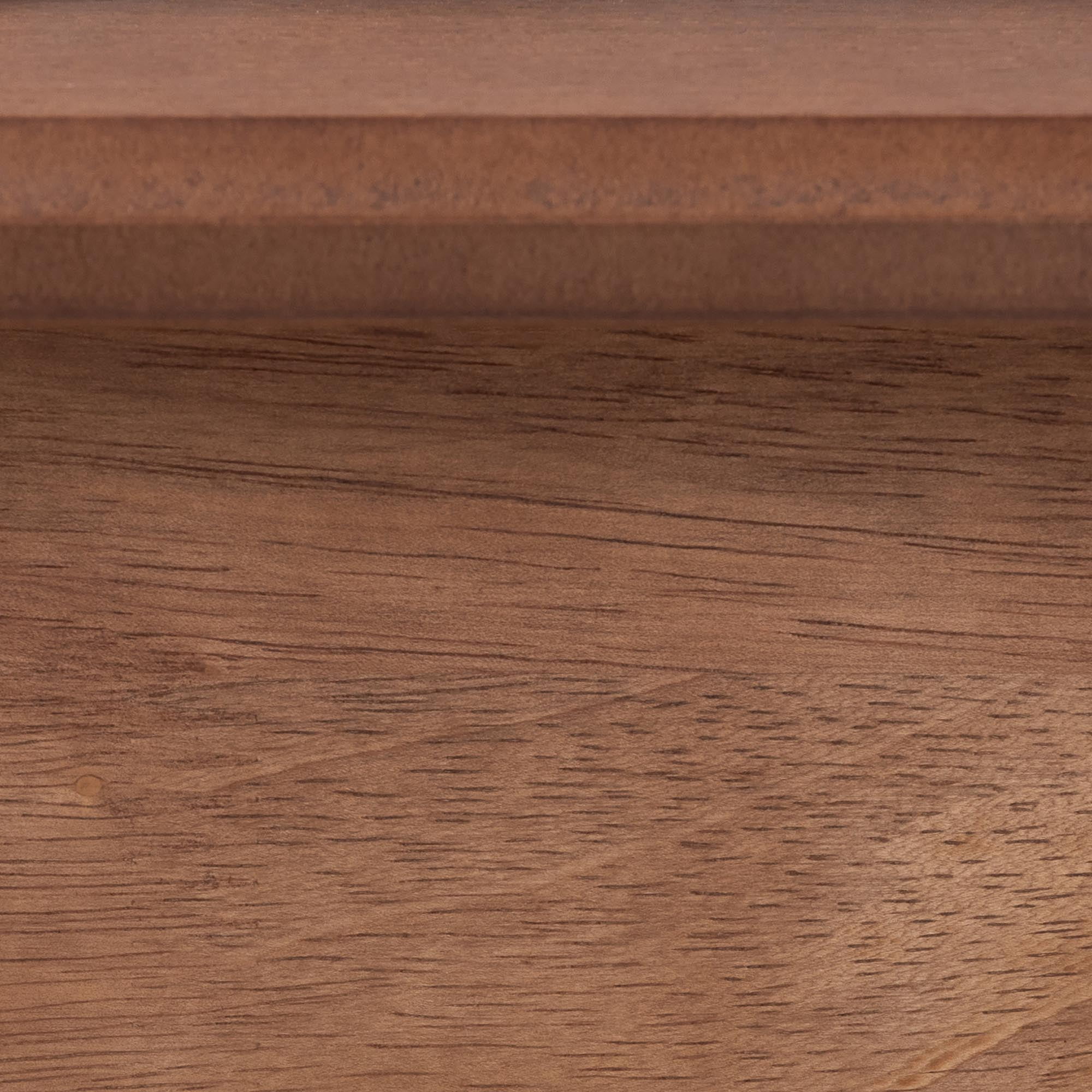 Baxton Studio Elvina Mid-Century Platform Bed, King, Ash Walnut