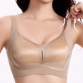 thumbnail image 4 of Njagoc3 Wireless Bras for Women V Neck Wide Straps Seamless Comfortable Underwire Free Daily Bra, 4 of 6